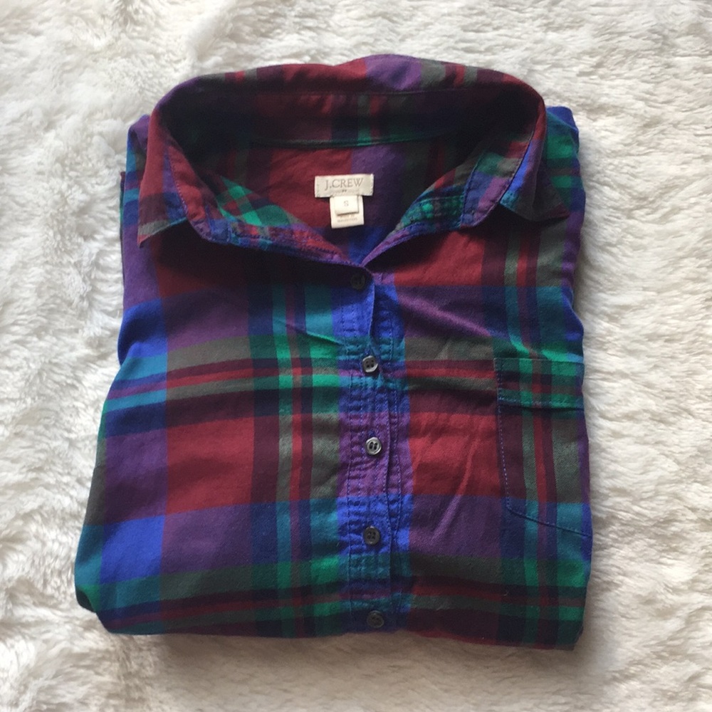 Jcrew Factory half-button fleece top